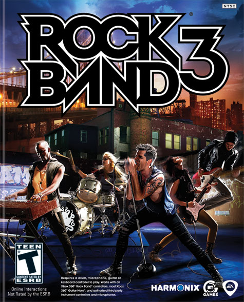 Rock Band 3 Box Art