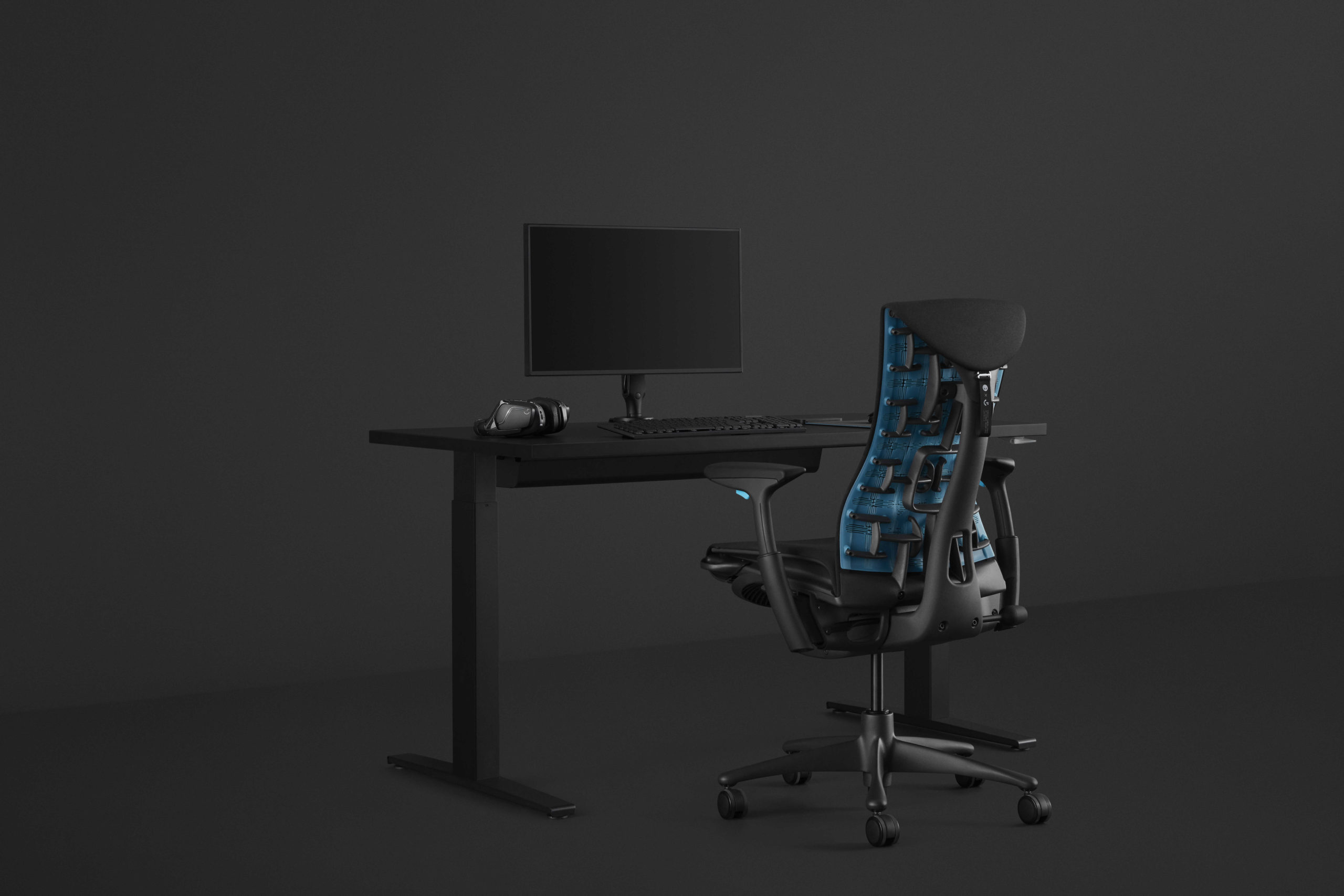 LOGITECH G AND HERMAN MILLER ENHANCE THE EMBODY CHAIR TO